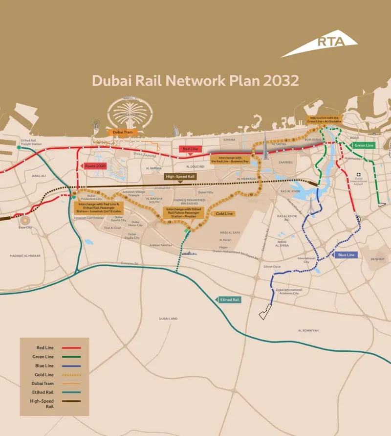 the gold line route