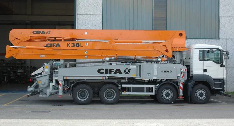 CIFA K38L concrete pump truck