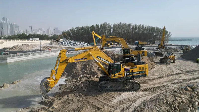 Komatsu PC1250 crawler excavator