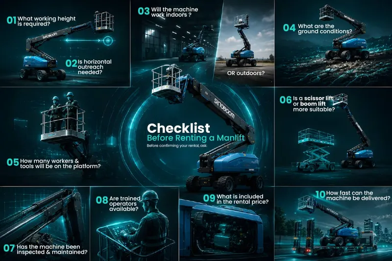 manlift rental checjlist