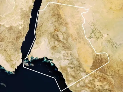 NEOM masterplan - image courtesy Business Insider