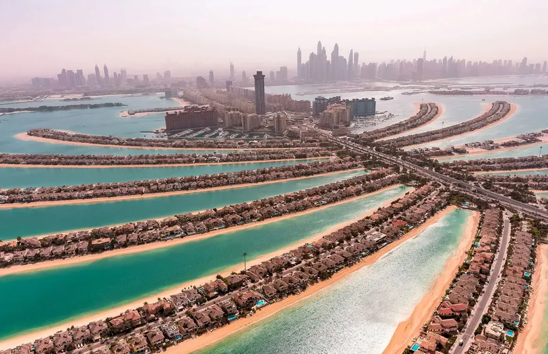 Palm Jumeirah, Dubai's iconic man-made island, image courtesy of Visit Dubai