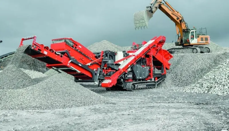 Sandvik offers both tracked and wheeled screeners and crushers.