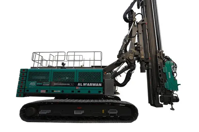 Sennebogen SR30 F with ABI Mobilram TM16 piling rig