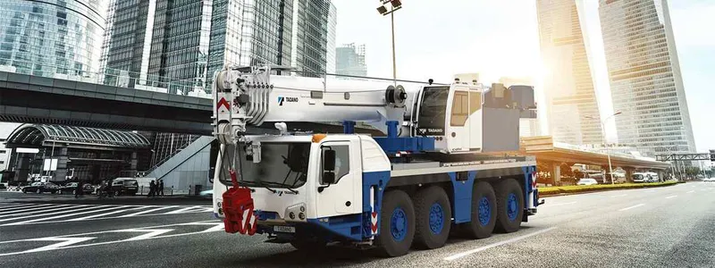 Tadano crane range. Image courtesy of Tadano Ltd.