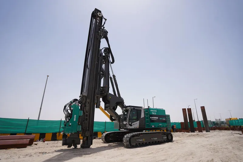 The ABI Mobilram TM22 on a job site