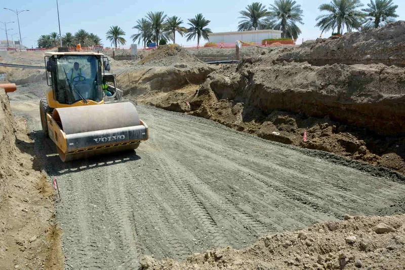 Volvo SD110B single drum roller is ideal for soil compaction.