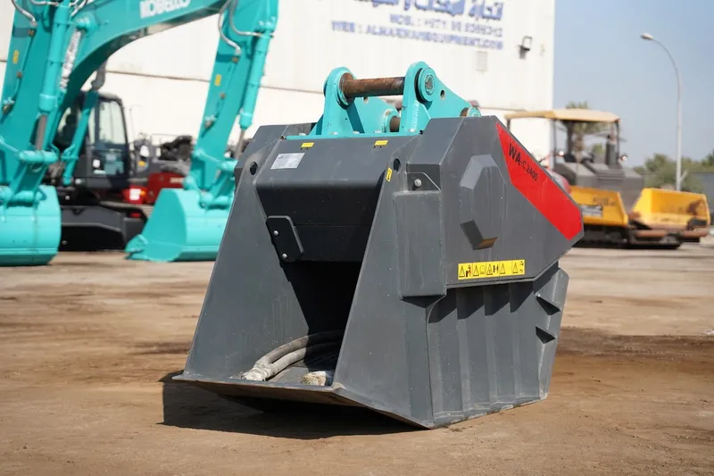 A World Attachments C-2400 crushing bucket