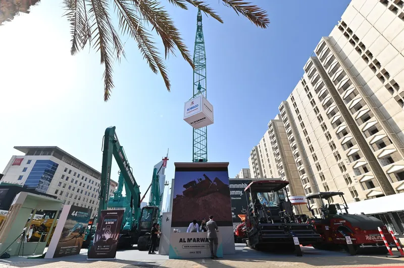 جناح المروان للمعدات الثقيلة في معرض Big 5 Heavy Dubai Expo 2022.