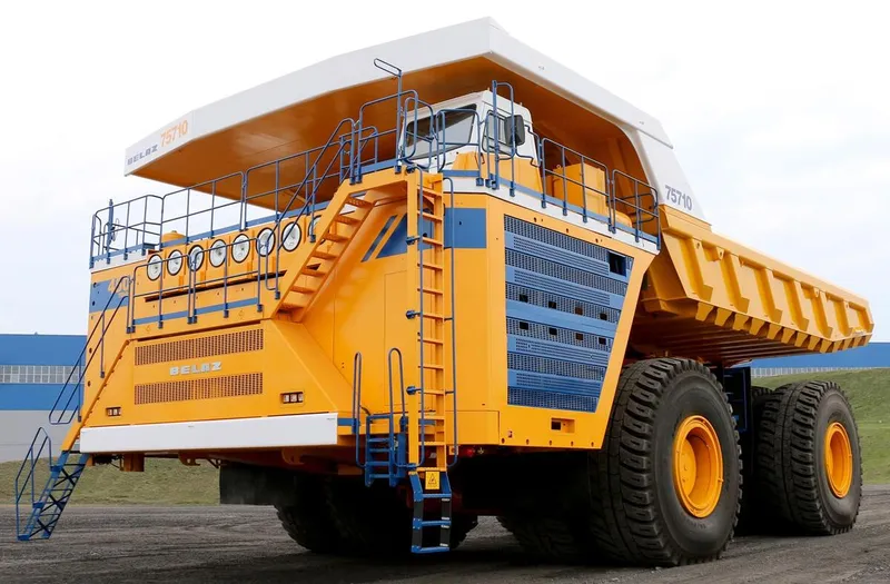 The BelAz 75710 as the biggest dump truck in the world today - image courtesy belaz.by
