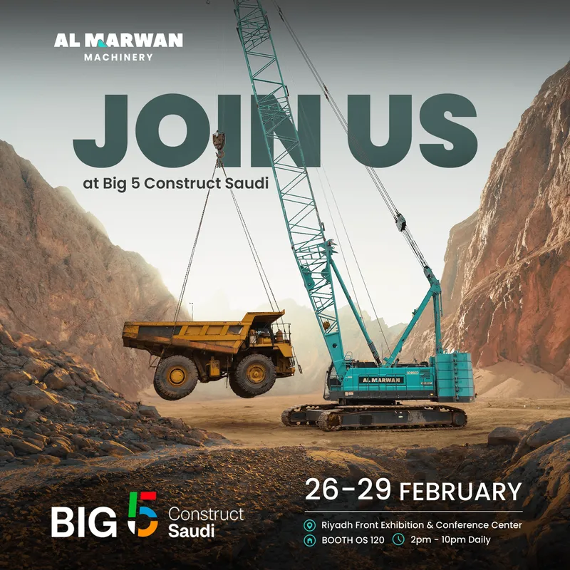 You're invited to visit Al Marwan's Booth OS120 at Big 5 Construct Saudi 2024