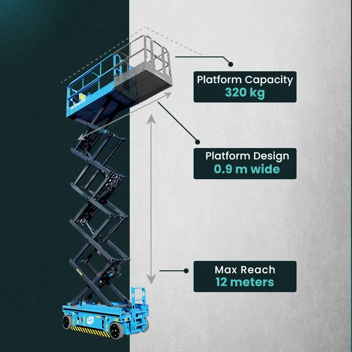 1012 sinoboom electric scissor lift