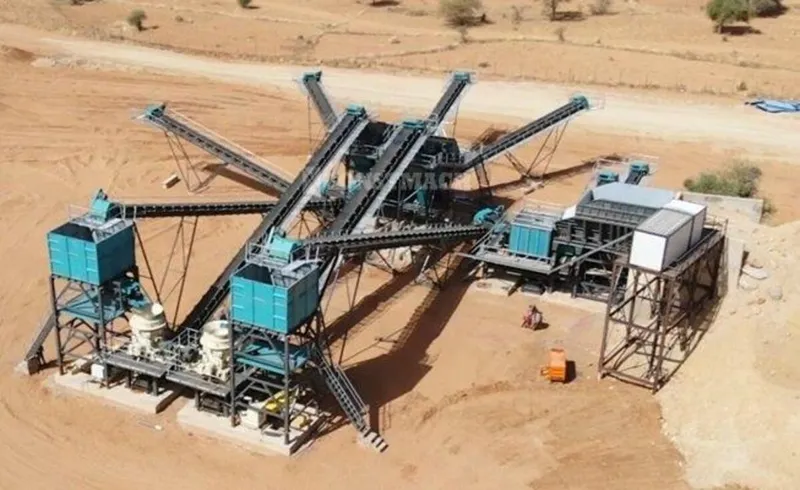 Fixed stone crusher