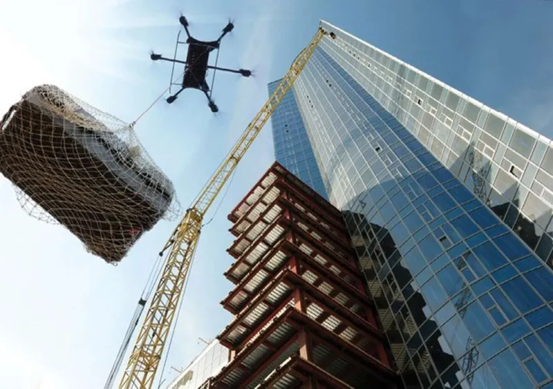 Some drones can lift up to 450 kg of cargo