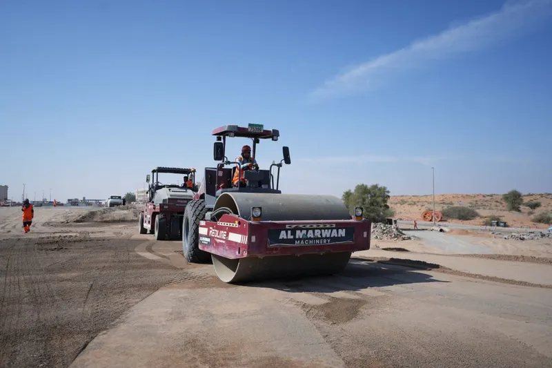 Dynapac single drum roller