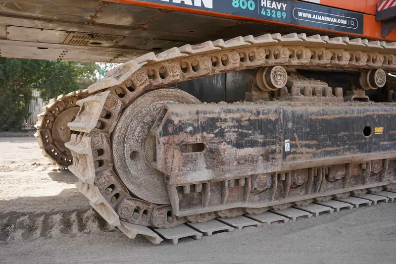 proper excavator track alignment