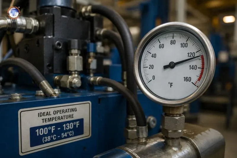 normal temperature of hydraulic oil