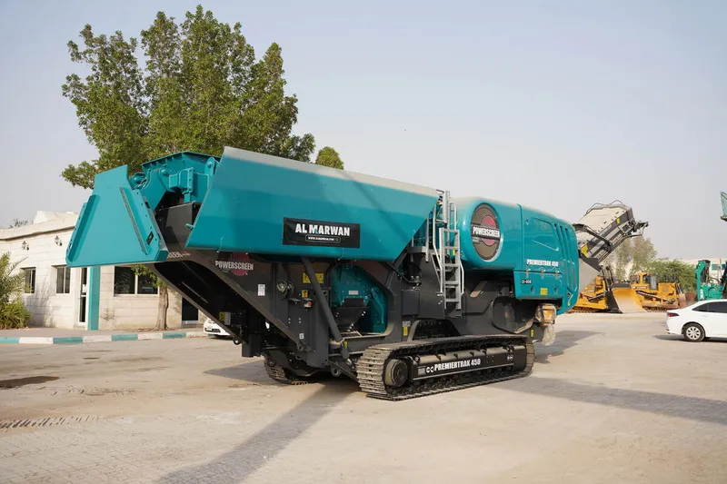 Jaw crusher's power output ranges from 100 to 500 hp