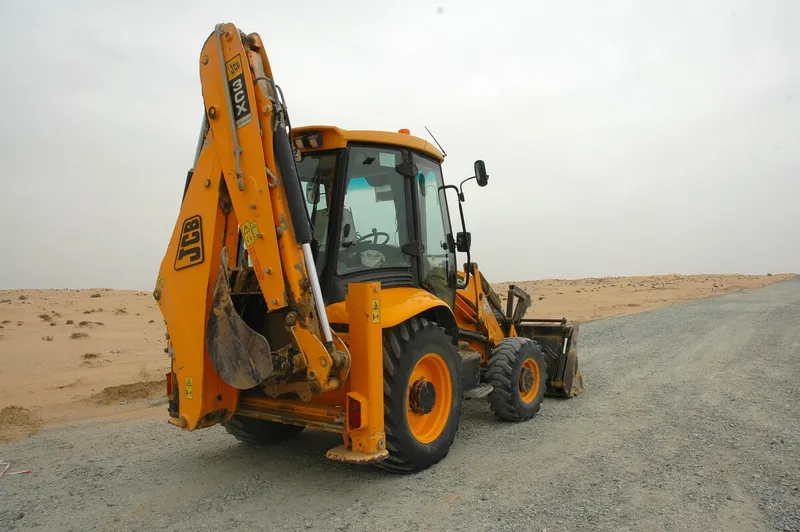 The JCB 3CX loader's EcoDig three-pump hydraulic system furthers fuel economy by up to 15%