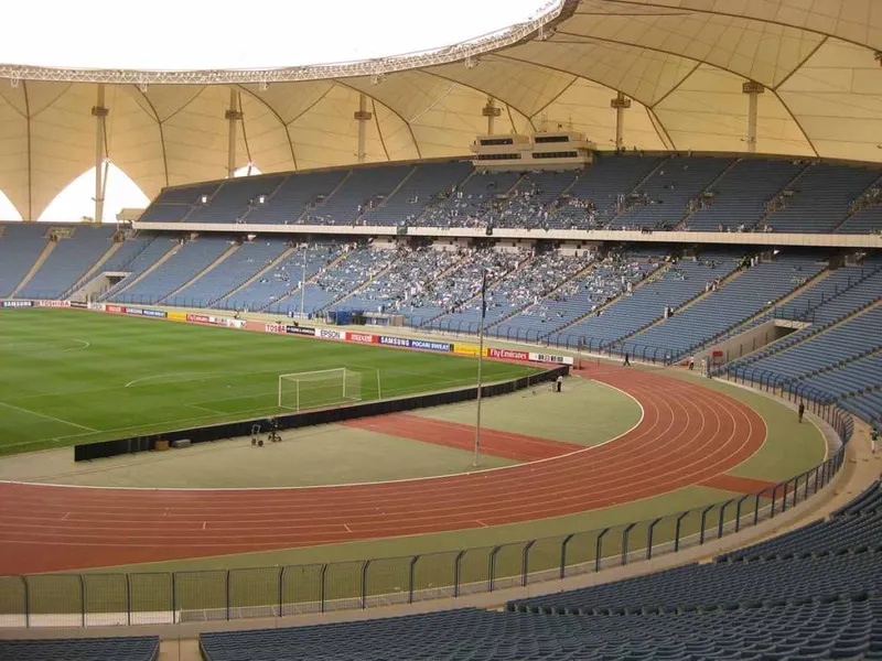 Interior look of the revamped King Fahd Stadium