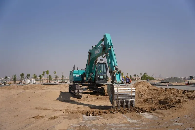 SK220 Kobelco excavator
