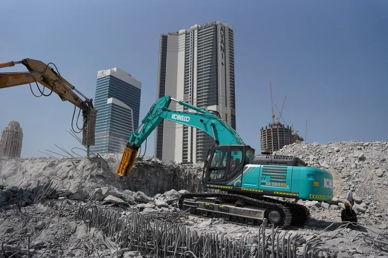 There's a high demand on specialized machinery in the UAE, especially for the demolition sector