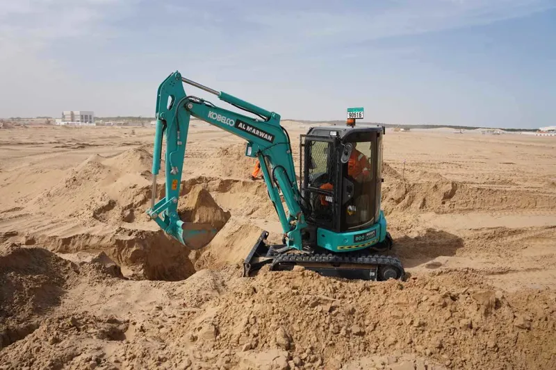 Kobelco SK35 mini excavator