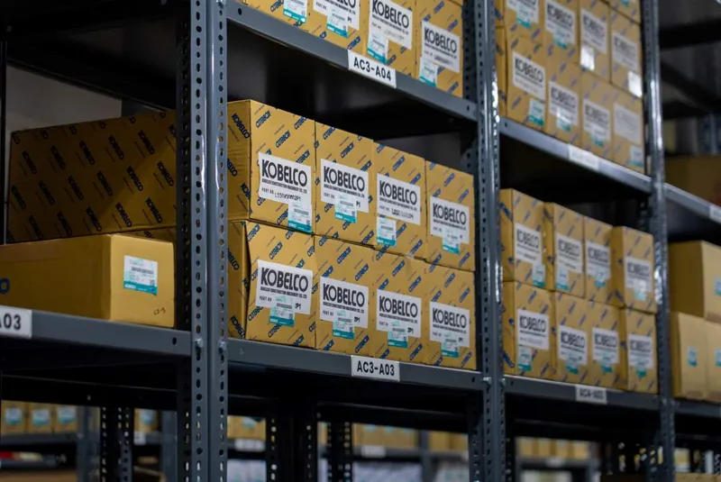A full section dedicated to Kobelco genuine spare parts.