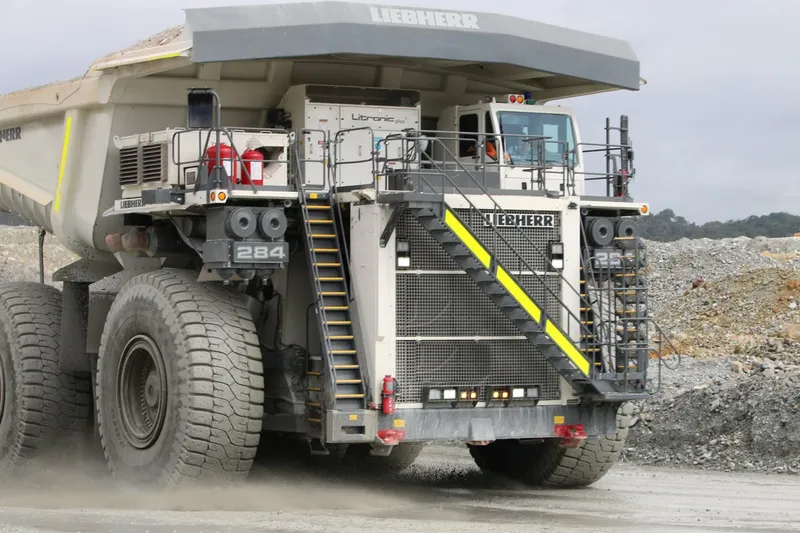 Liebherr T284 is the largest German-made dump truck - image courtesy liebherr.com