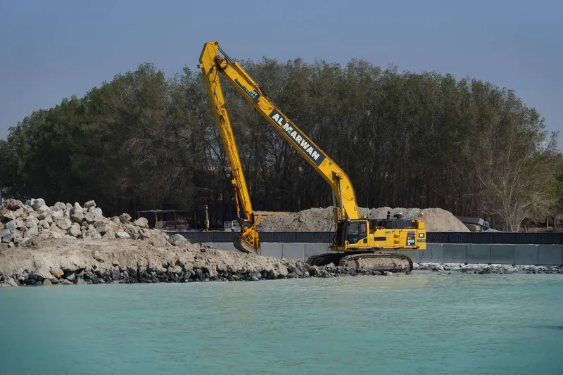 Komatsu PC850 long reach excavator