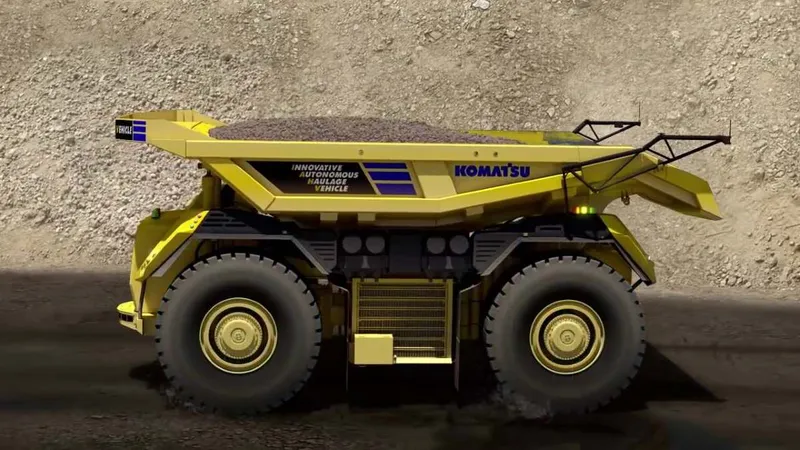 Komatsu’s cutting-edge Autonomous Haulage Vehicle