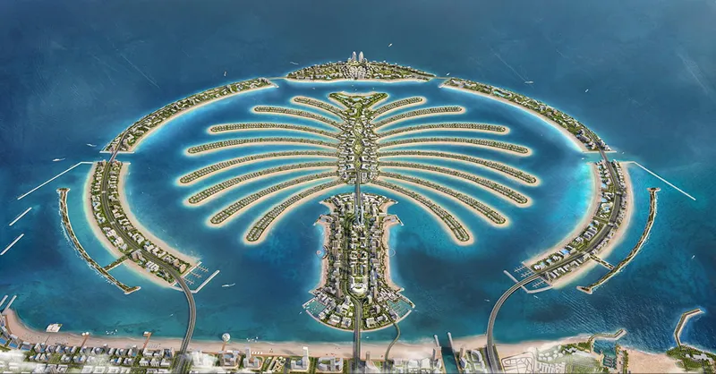 Palm Jebel Ali once completed - image courtesy of What's On Dubai