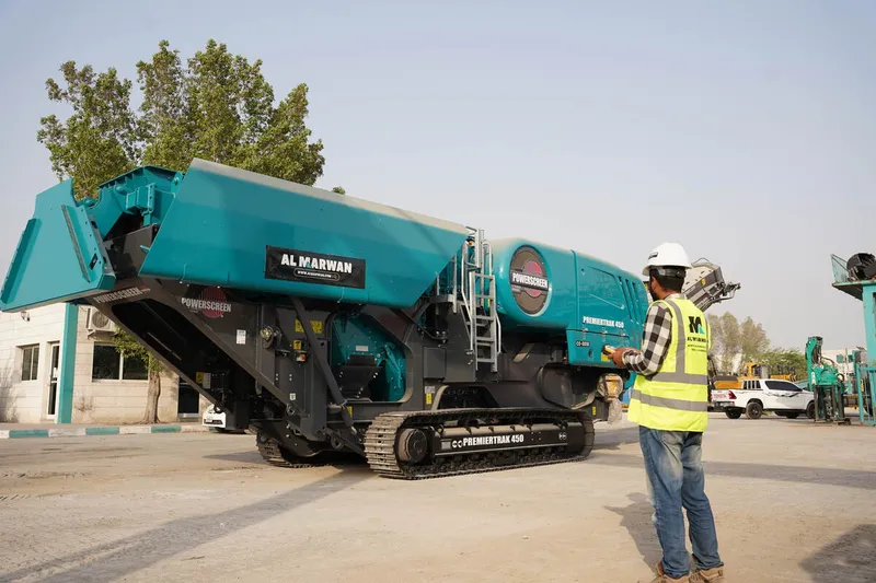 Powerscreen Premiertrak 450 jaw crusher