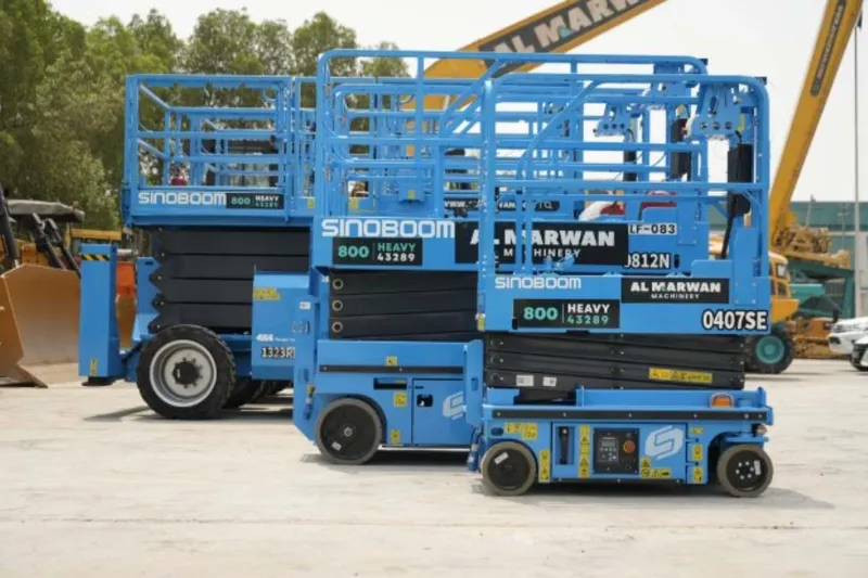 scissor lifts - al marwan yard