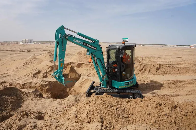 The SK35 mini excavator