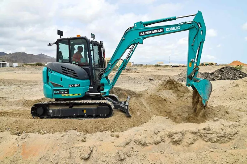 Kobelco SK55 mini digger