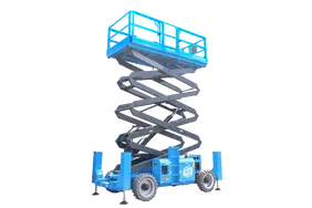 Diesel Rough Terrain Scissor Lifts _white background