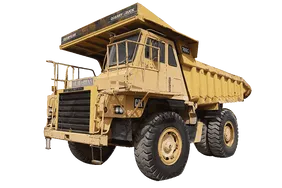 1980 Cat 769C Rigid Dump Truck White Background View - RD-0184