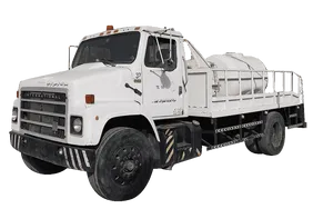 1984 International Harvester 2375 Service Truck White Background View - TK-0166