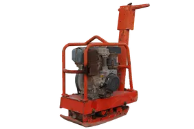 2001 Dynapac LG140 Plate Compactor White Background View - CP-0023