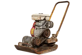 2003 Sakai PC100 Plate Compactor White Background View - CP-0120