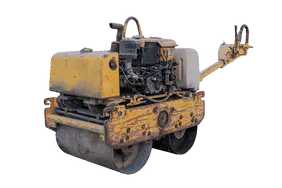 2004 Sakai HV60ST Walk-Behind Roller White Background View