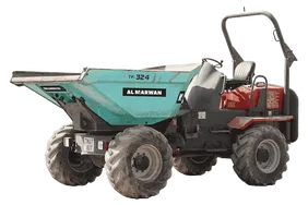 2007 Wacker Neuson 6001 Mini Dumper White Background View - ADM-0324