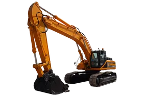 2008 JCB JS460 Crawler Excavator White Background