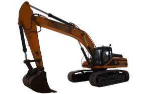 2008 JCB JS460 Track Excavator White Background View - EX-0262
