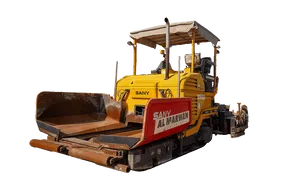 2008 Sany LTU90SII Asphalt Paver White Background View