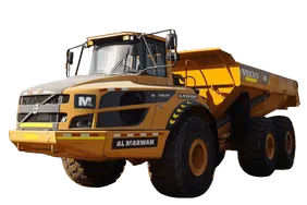 2015 Used Volvo A40F Articulated Truck White Background Image