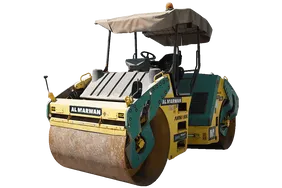 2017 ammann AV110X tandem roller white background
