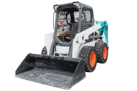 2017 Bobcat CTS510 Skid Steer Loader White Background View