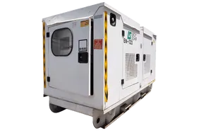 2017 Perkins 30 kVA Generator Set White Background View